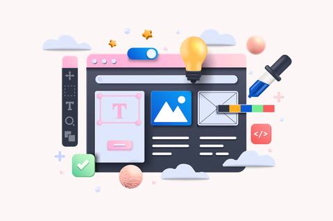 Freelance web design side hustle example